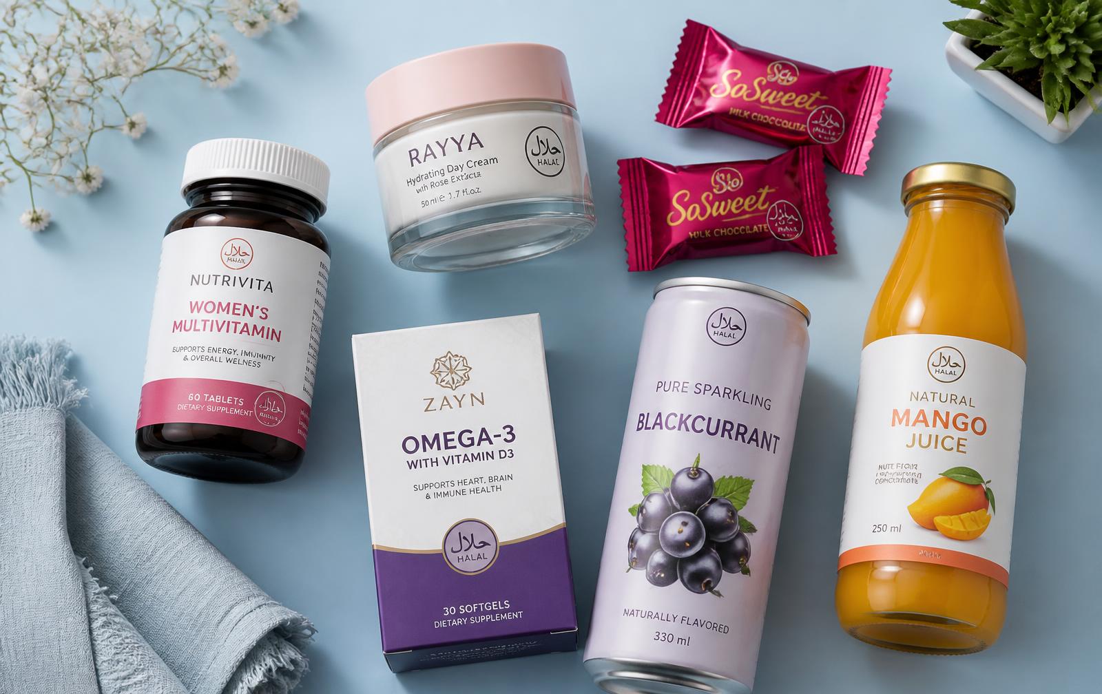 Halal-certified cosmetics, medicines, sweets and drinks reviewed for ingredient compliance